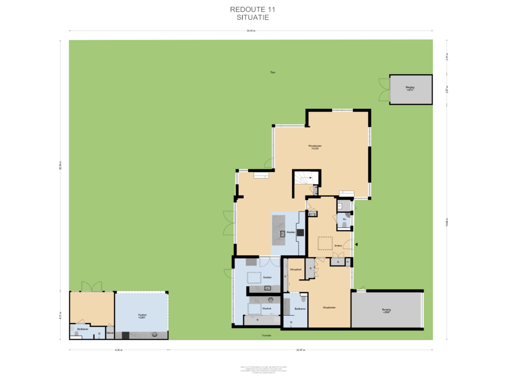 Bekijk plattegrond van Situatie van Redoute 11