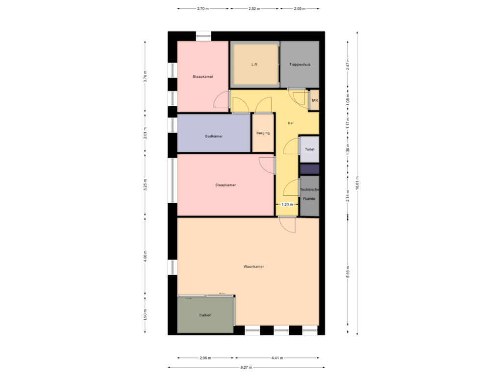 Bekijk plattegrond van Verdieping van Burg.Backxlaan 9