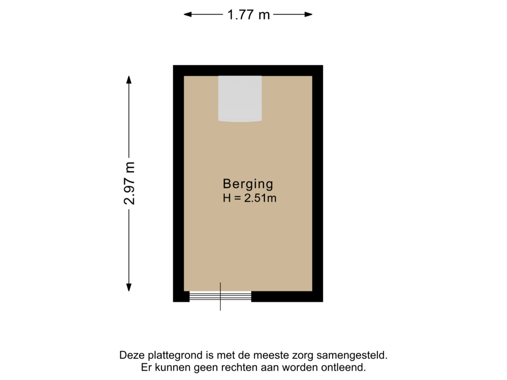 Bekijk plattegrond van Berging van Rodenrijseweg 579