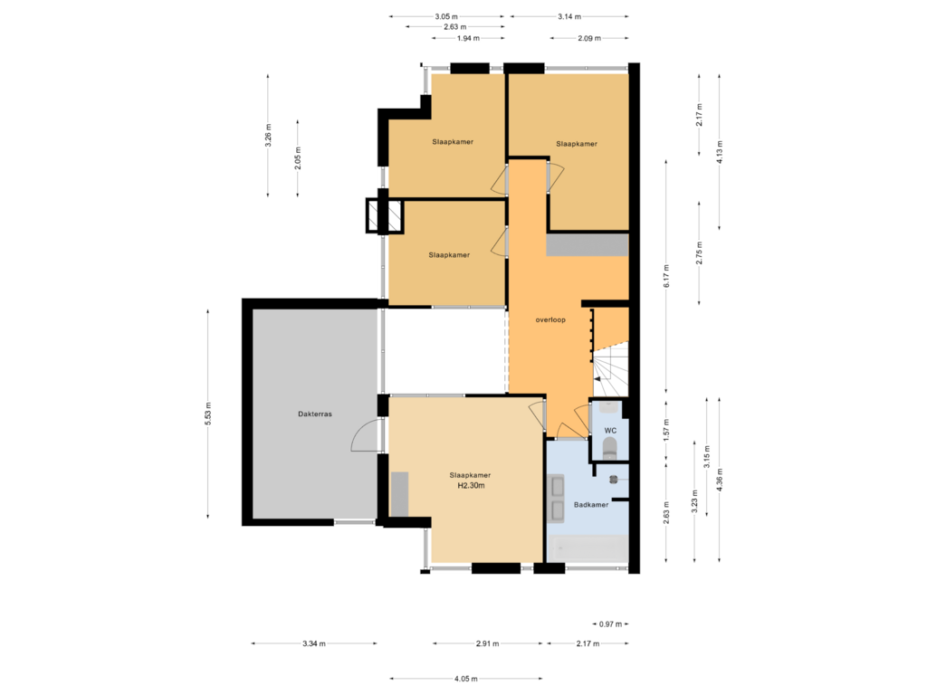 Bekijk plattegrond van Eerste verdieping van Lorentzlaan 30