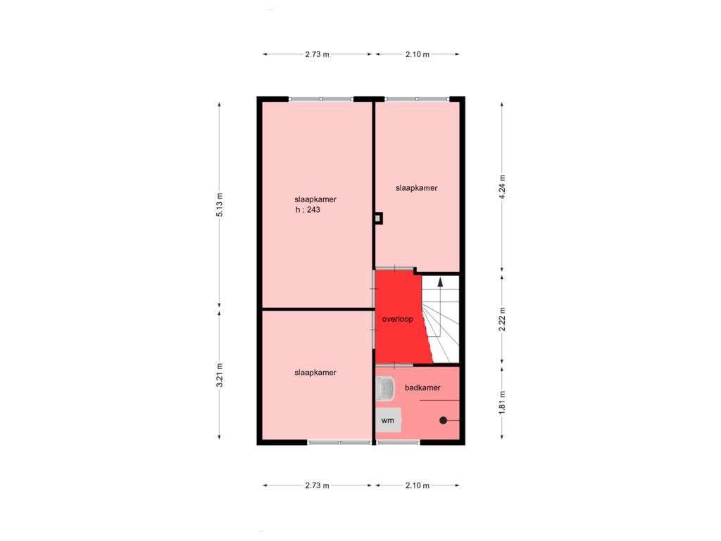 Bekijk plattegrond van verdieping van Kesterenlaan 59