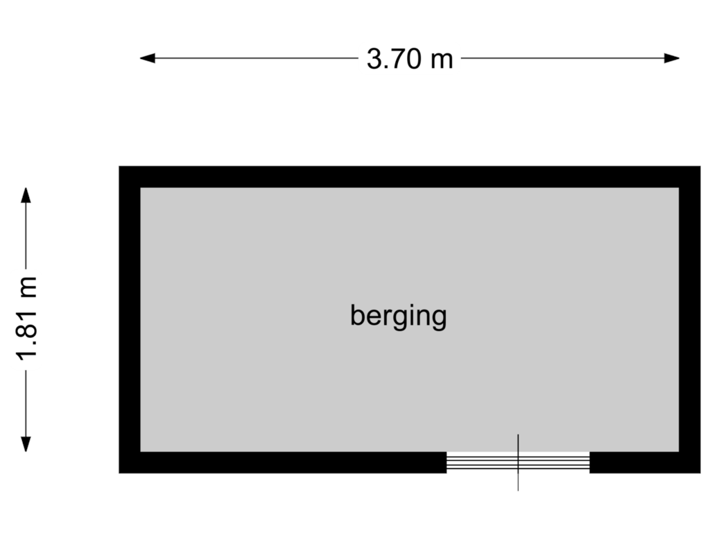 Bekijk plattegrond van berging van Kesterenlaan 59