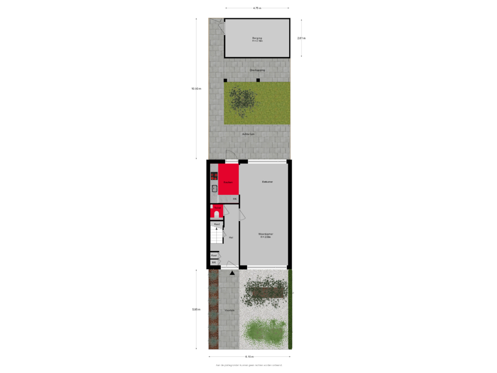 Bekijk plattegrond van Situatie van Bilwijkerweg 67