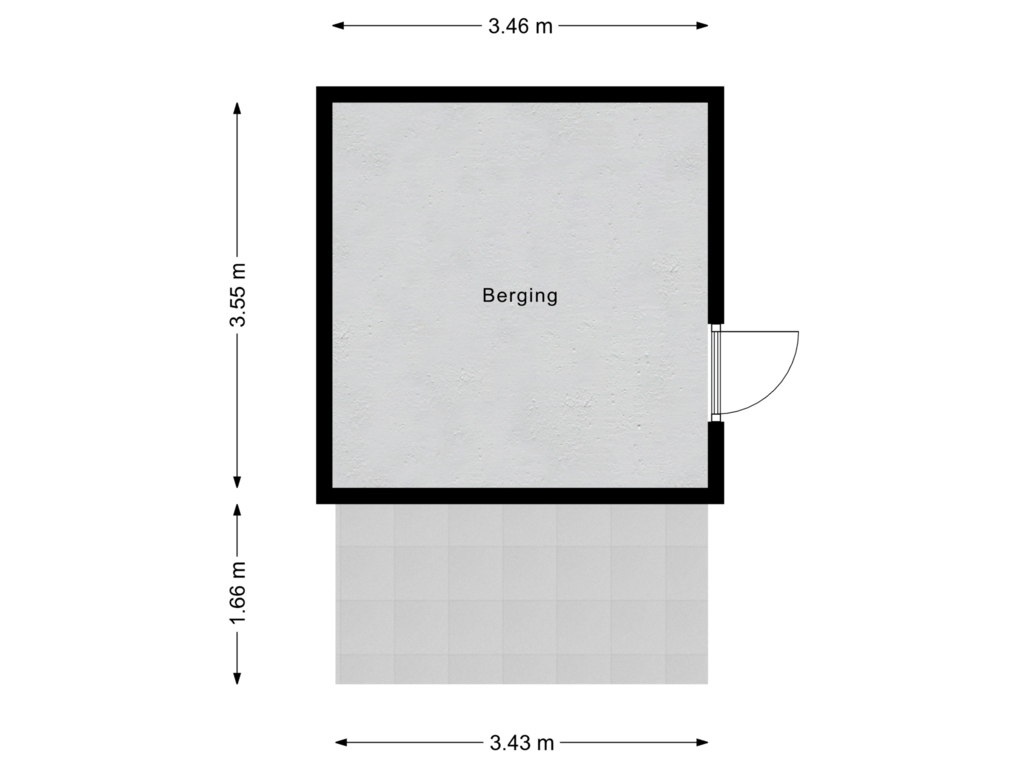 Bekijk plattegrond van Berging van Hubertshoeve 29