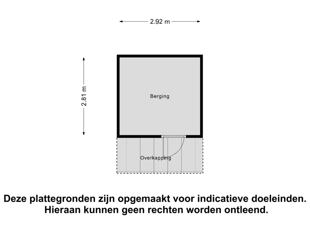 Bekijk plattegrond van Berging van De Kastanje 26