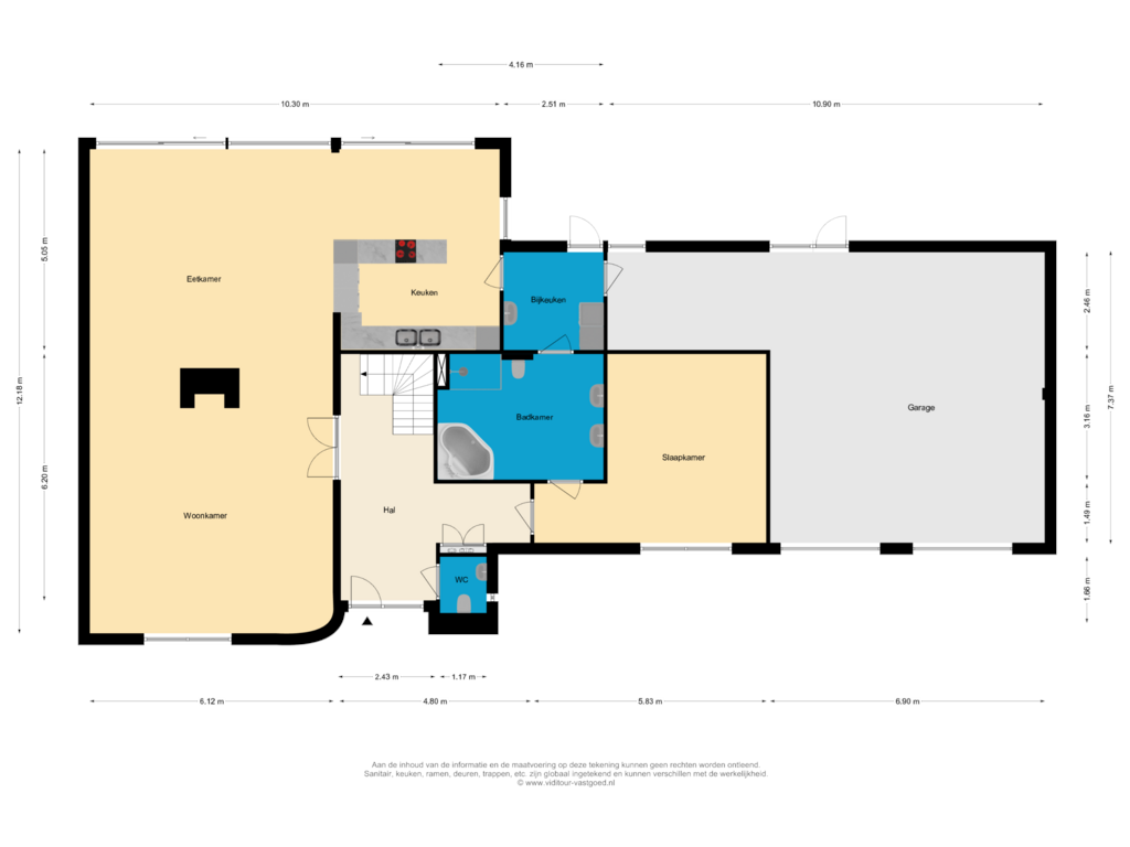 Bekijk plattegrond van Begane Grond van Achterhoeksestraat 57