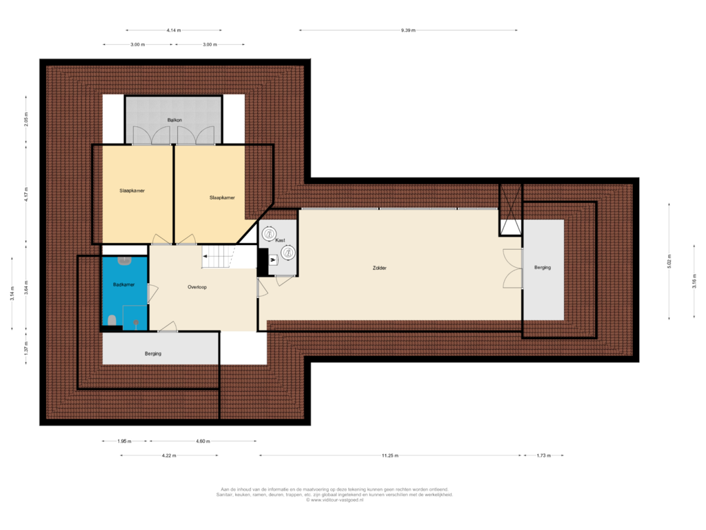 Bekijk plattegrond van 1e Verdieping van Achterhoeksestraat 57