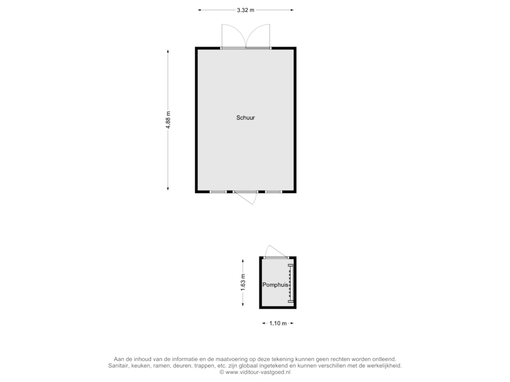 Bekijk plattegrond van Schuur van Achterhoeksestraat 57