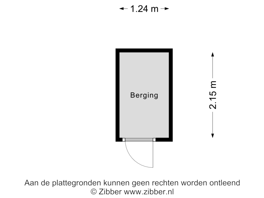 Bekijk plattegrond van Berging van Agthoven 20