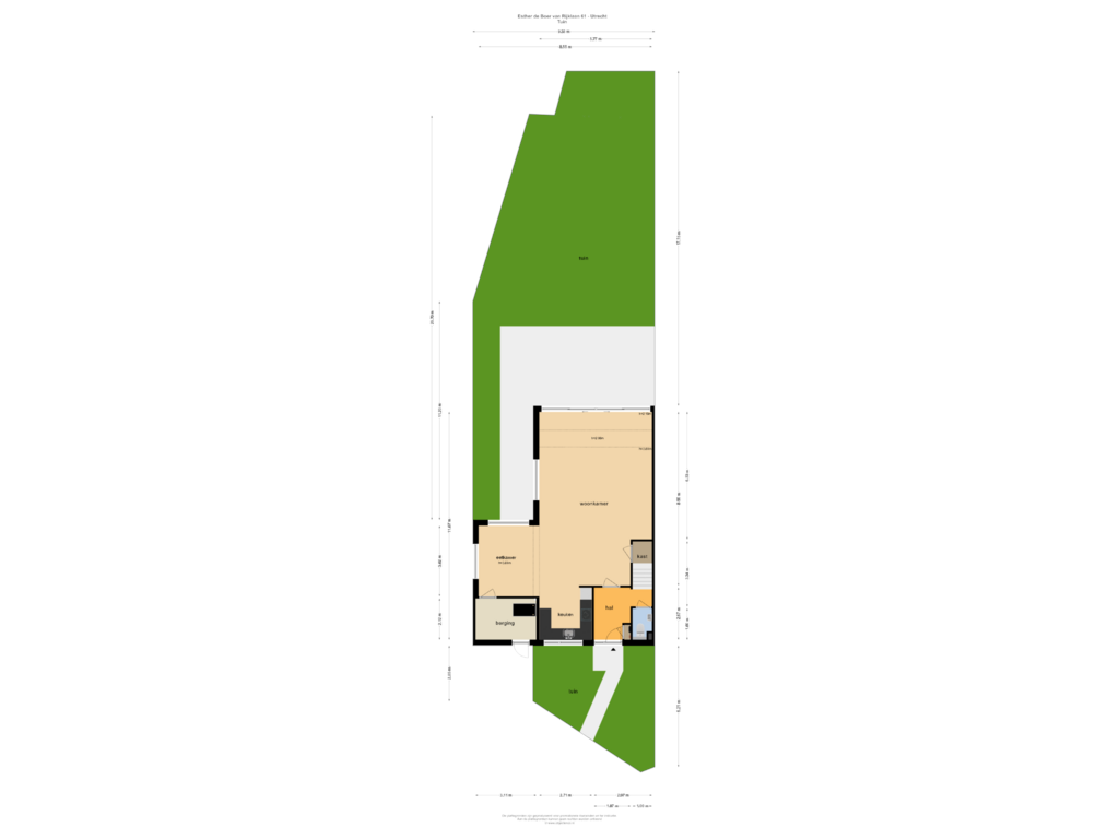 Bekijk plattegrond van TUIN van Esther de Boer-van Rijklaan 61