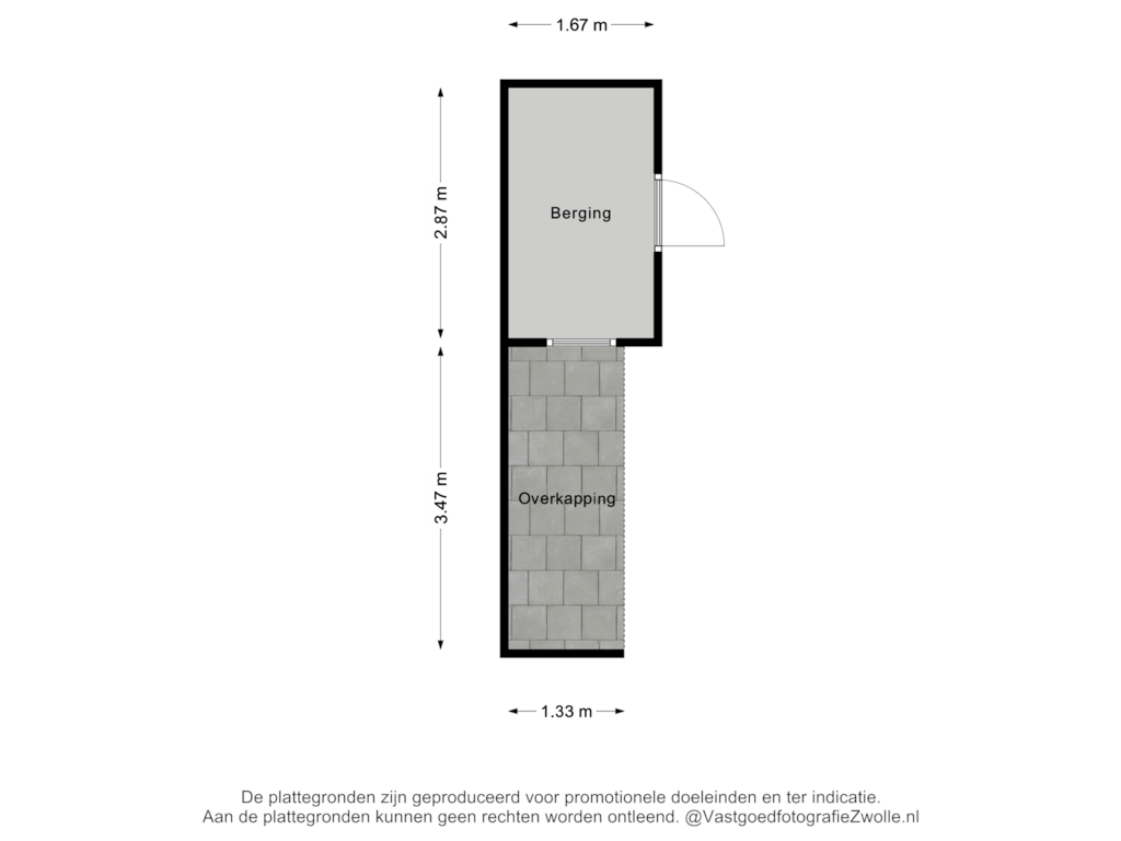 Bekijk plattegrond van Berging van Buitenkwartier 49