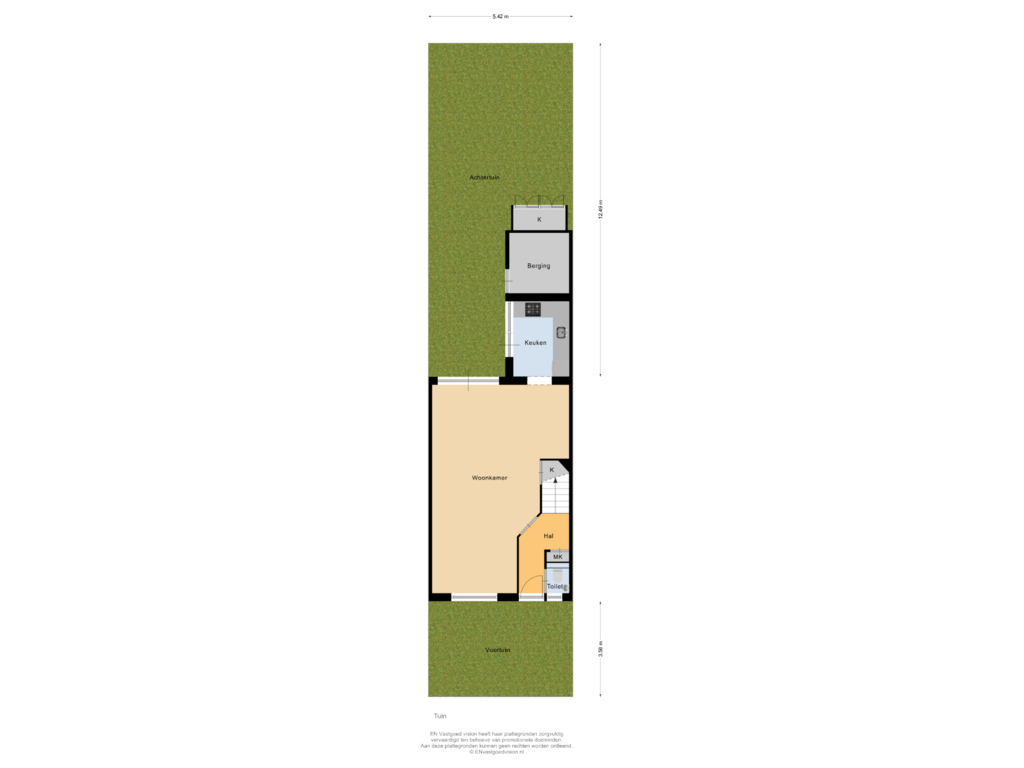 Bekijk plattegrond van Tuin van Roze-ven 40