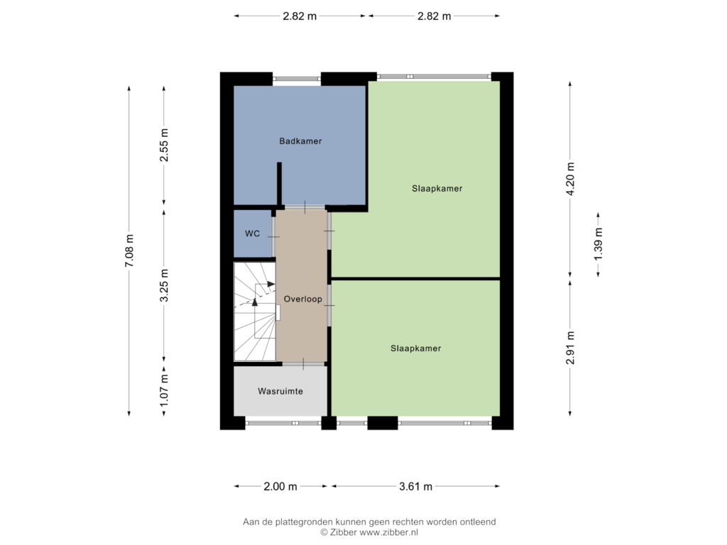 Bekijk plattegrond van Eerste Verdieping van Dr. J. W. Paltelaan 64