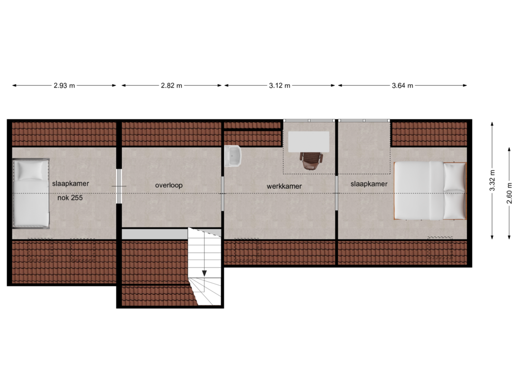 Bekijk plattegrond van verdieping van Breedschotsestraat 14