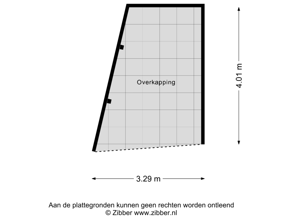 Bekijk plattegrond van Overkapping van Dennendijk 35