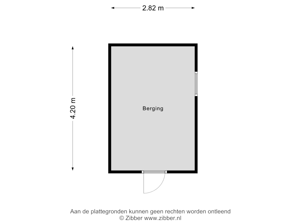 Bekijk plattegrond van Berging van Provincialeweg 348