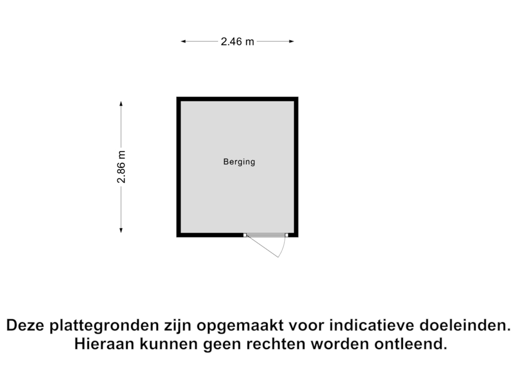 Bekijk plattegrond van Berging van Irene Vorrinkland 21