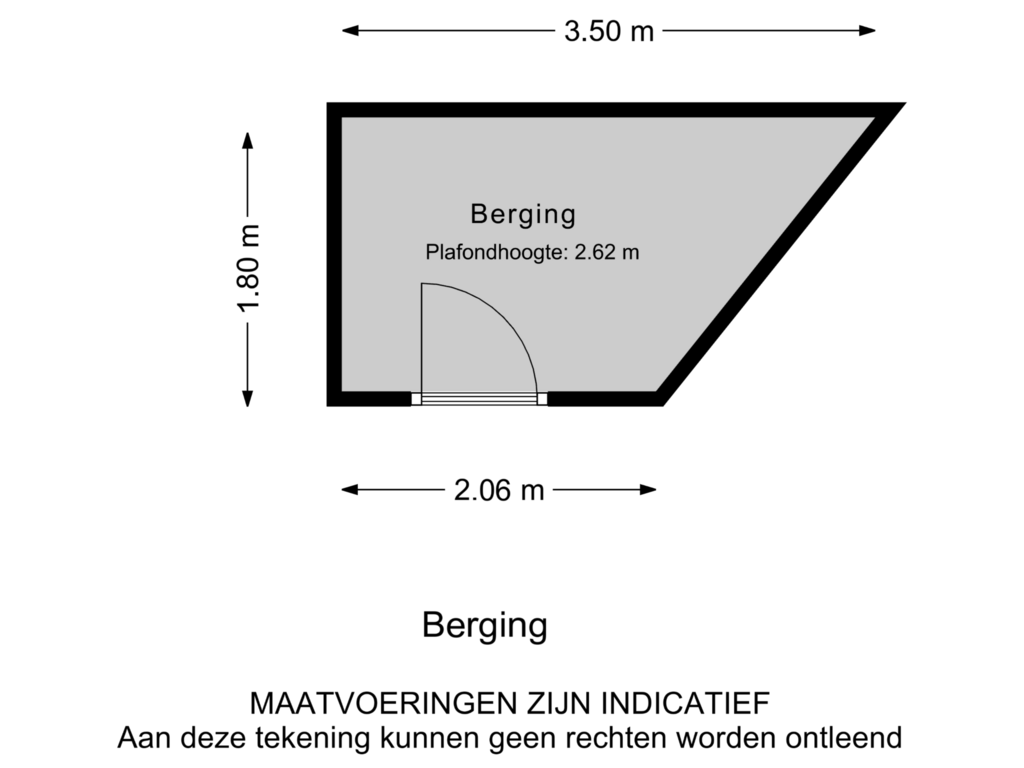 Bekijk plattegrond van Berging van Voorstraat 352-K