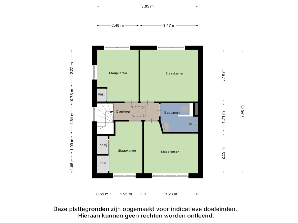 Bekijk plattegrond van Eerste Verdieping van Jan ter Horststraat 41