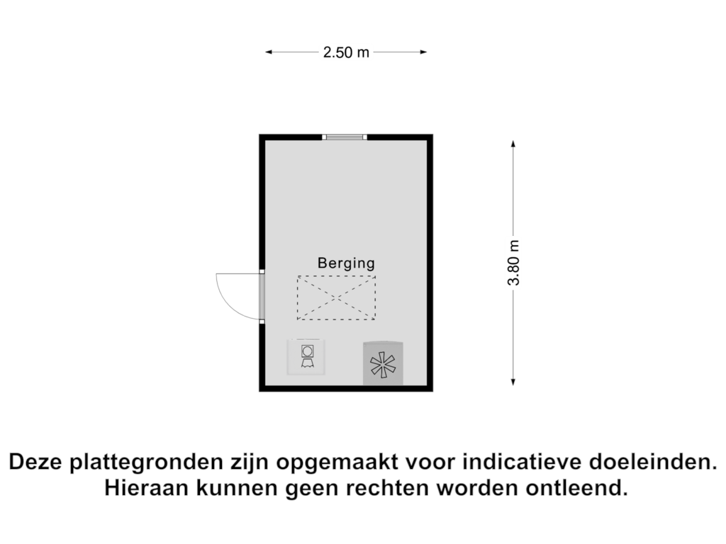 Bekijk plattegrond van Berging van Jan ter Horststraat 41