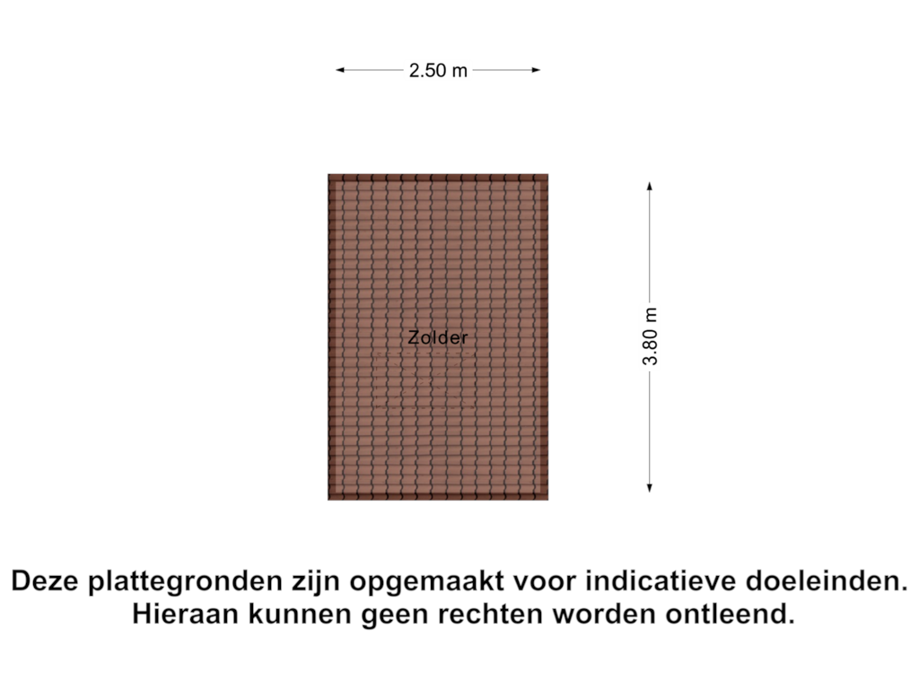 Bekijk plattegrond van Bergzolder van Jan ter Horststraat 41