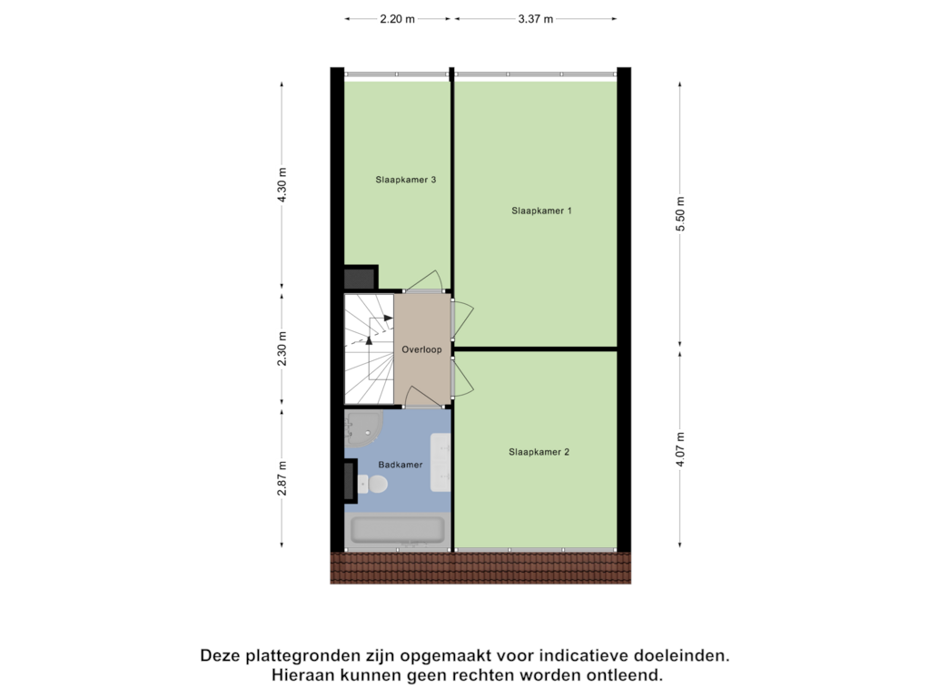 Bekijk plattegrond van Eerste Verdieping van Vossenlaar 58