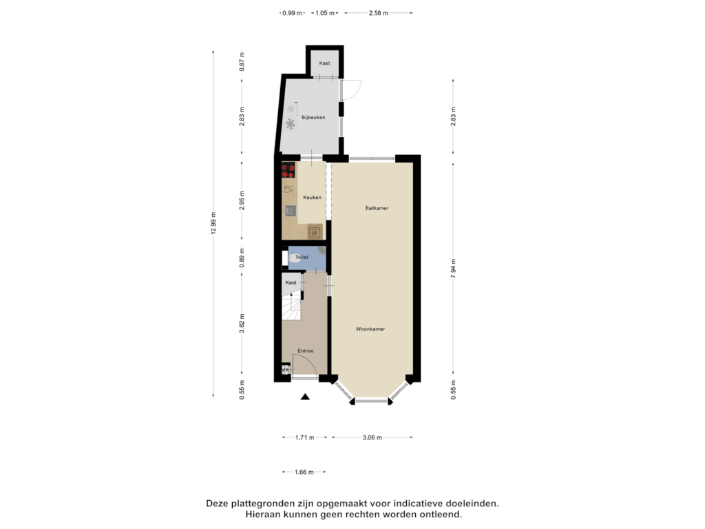 Bekijk plattegrond van Begane Grond van Reijer Anslostraat 16