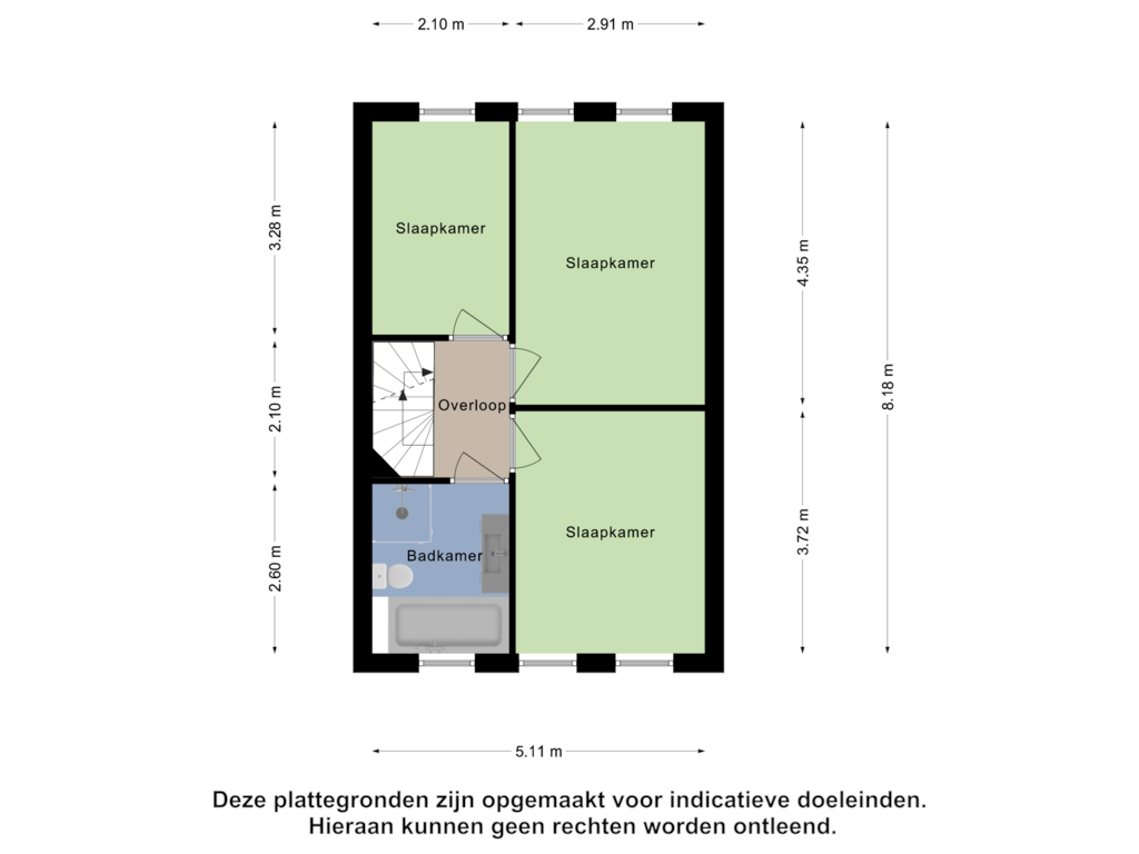 View floorplan of Eerste Verdieping of Forum 116