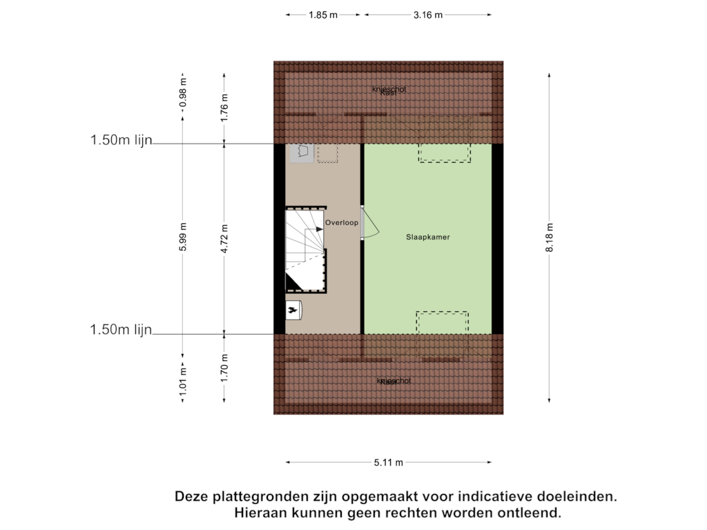 View floorplan of Tweede Verdieping of Forum 116