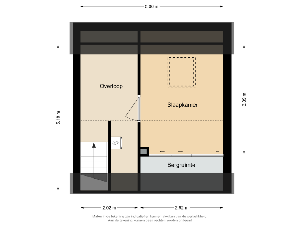 Bekijk plattegrond van Tweede verdieping van Wilhelmina Druckerlaan 10