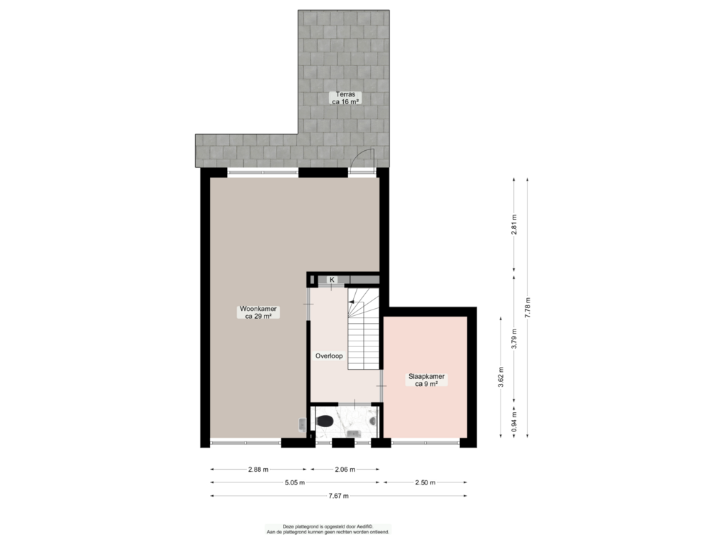 Bekijk plattegrond van Eerste verdieping van Fruitstraat 22