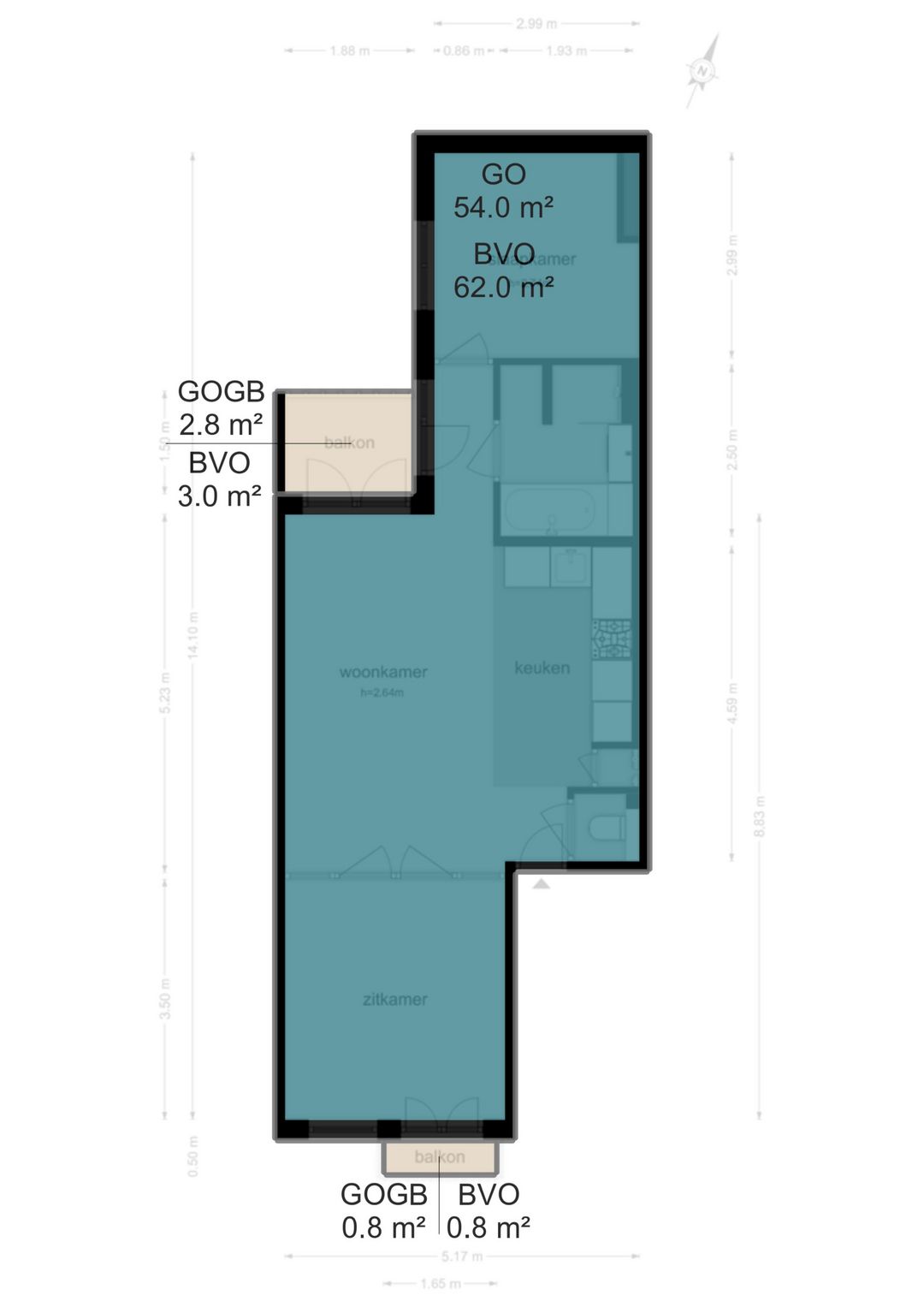 Foto 28 van Vaartstraat 58-1