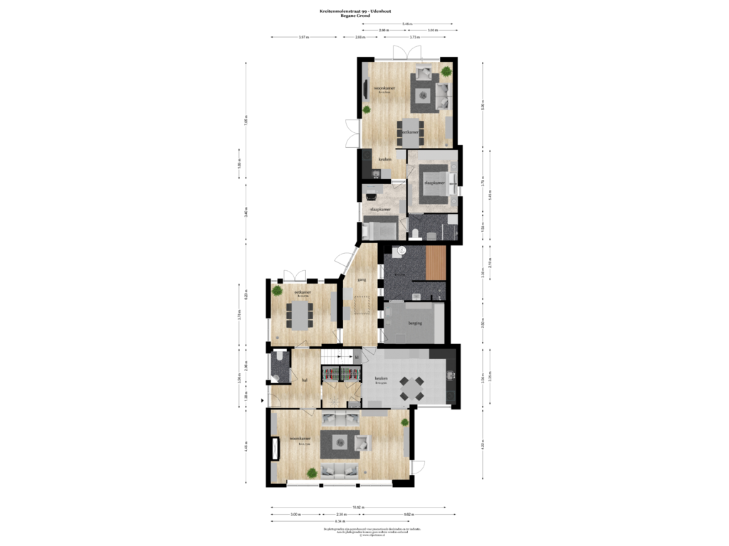 Bekijk plattegrond van BEGANE GROND van Kreitenmolenstraat 99