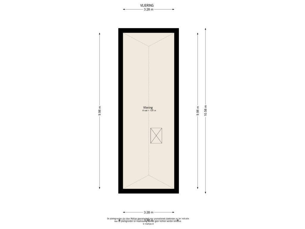 Bekijk plattegrond van Vliering van Nijverheidsstraat 8