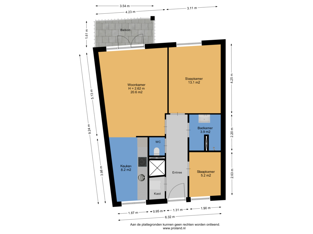 Bekijk plattegrond van Appartement van Remiseplein 33