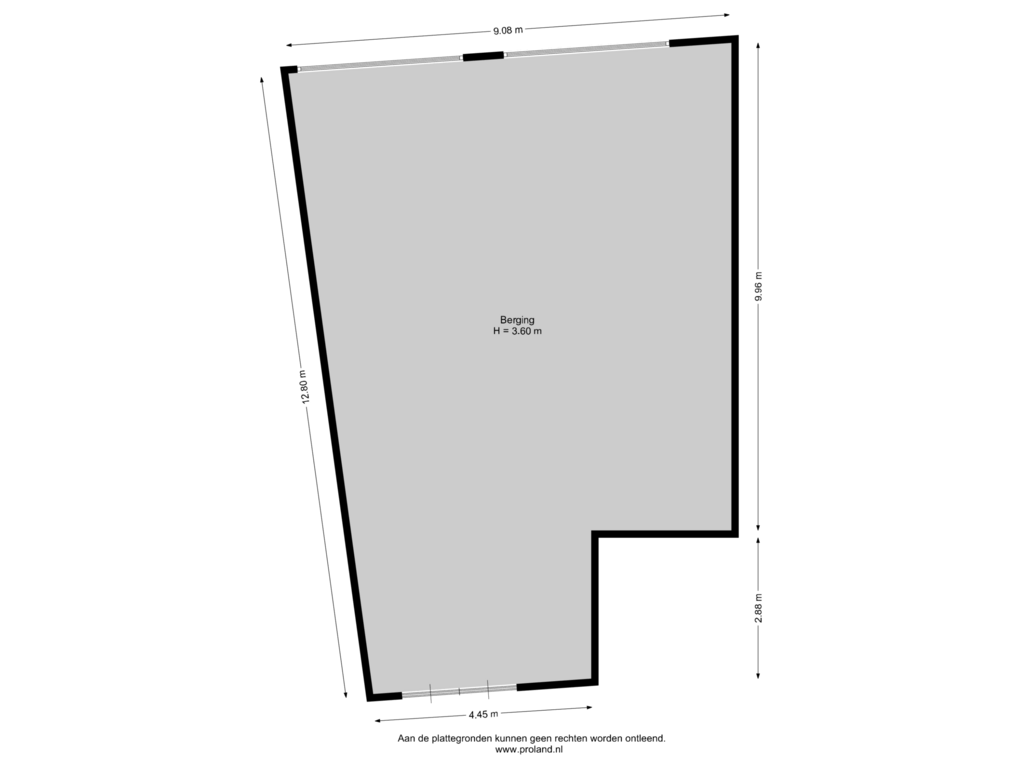 Bekijk plattegrond van Berging van Remiseplein 33