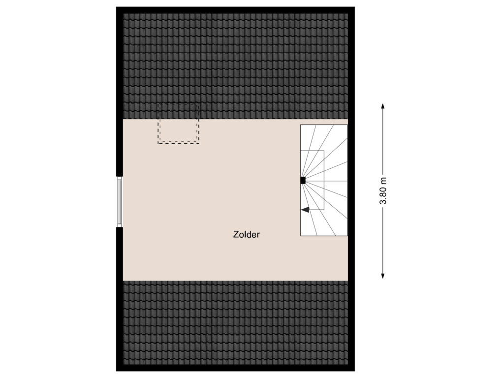 Bekijk plattegrond van 2e Verdieping van Rijnlaan 159