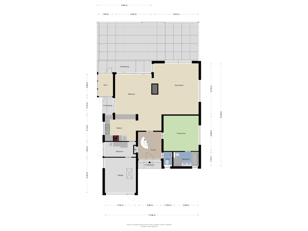 View floorplan of Begane grond of Bastion 7