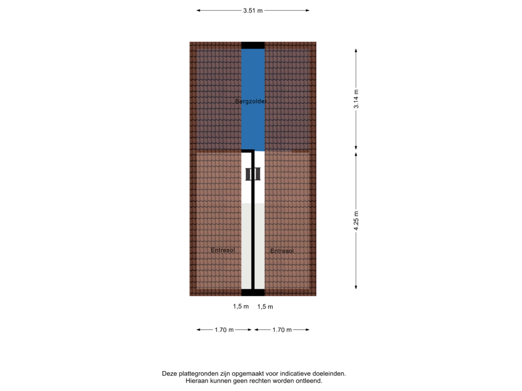 Bekijk plattegrond van 2e verdieping van Klarenbeekseweg 14