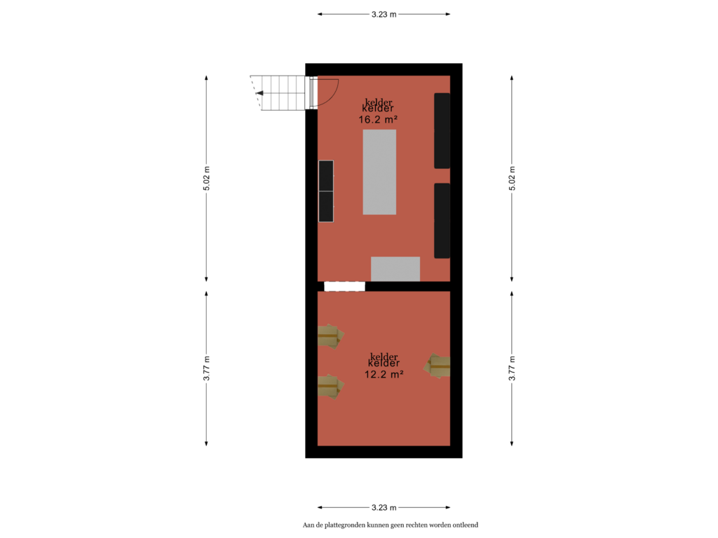 View floorplan of KELDER of Gouverneur Houbenstraat 40