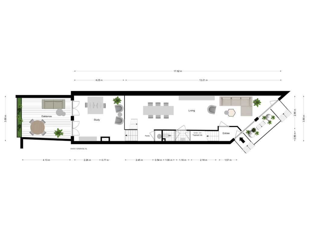 Bekijk plattegrond van BEL ETAGE van Prinsengracht 160