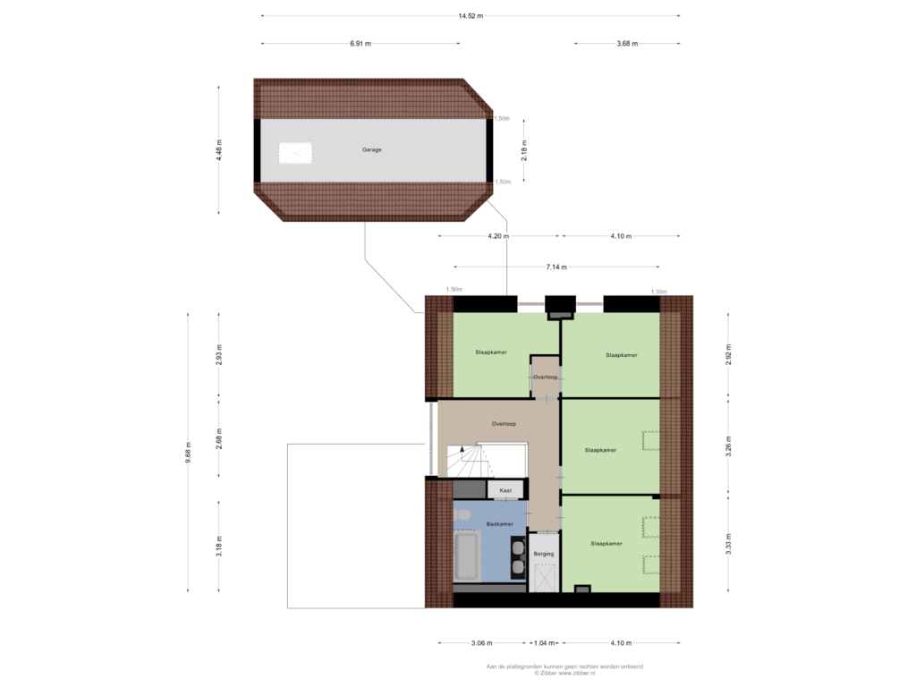 Bekijk plattegrond van Eerste Verdieping van Dorpsstraat 47