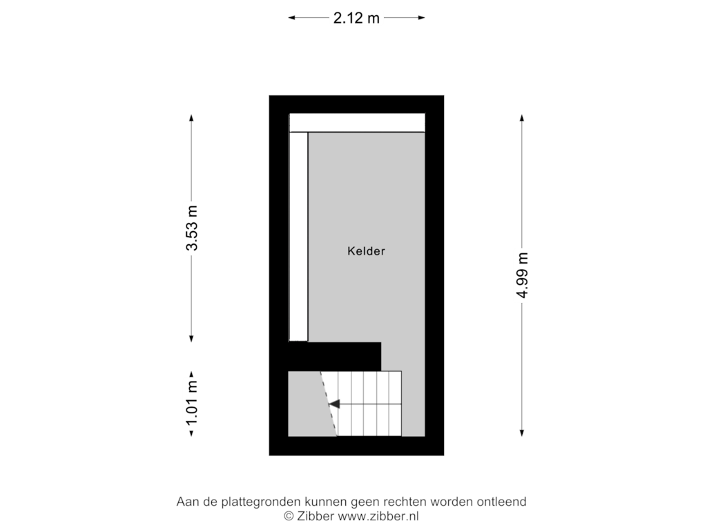 Bekijk plattegrond van Kelder van Dorpsstraat 47