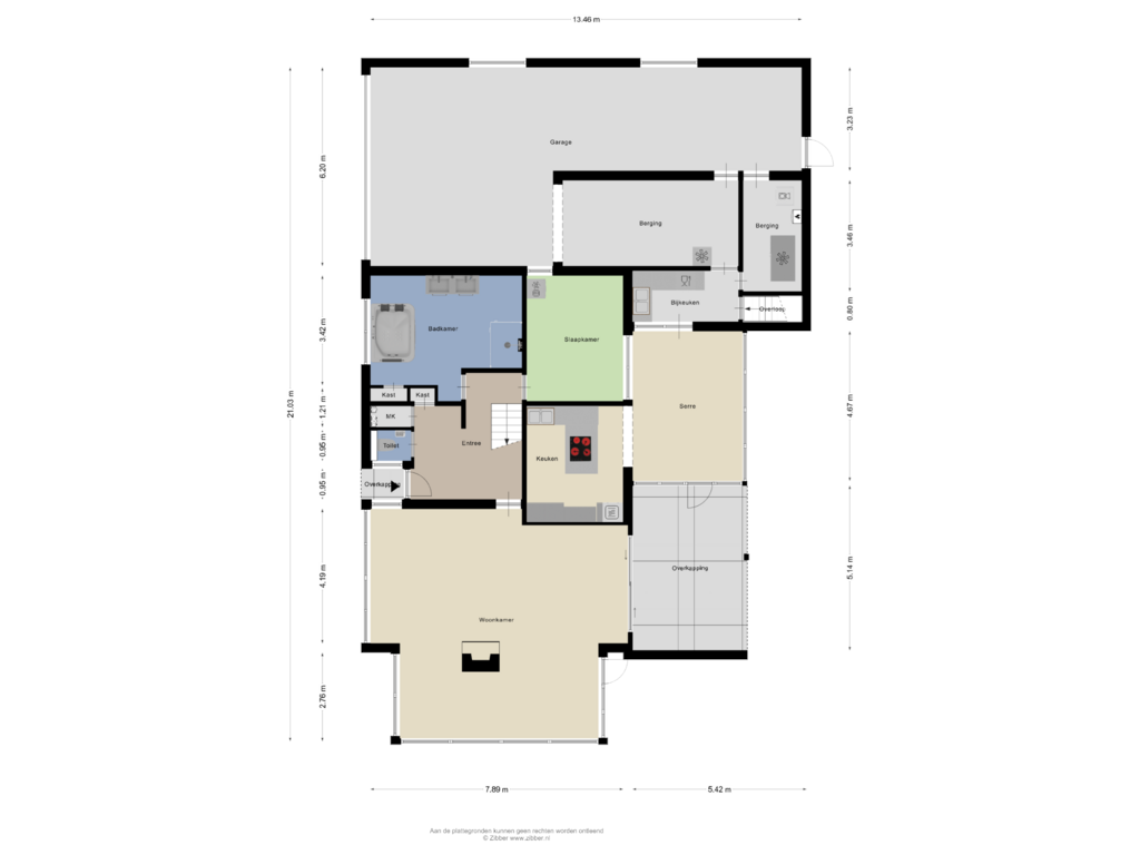 Bekijk plattegrond van Begane Grond van Voltastraat 20