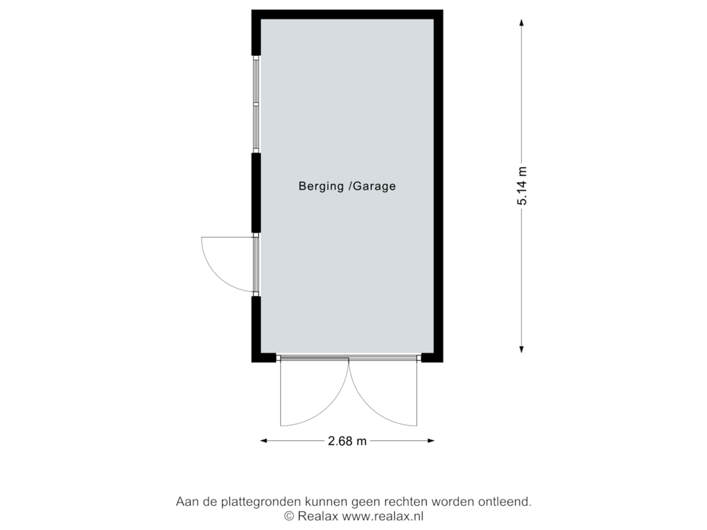 Bekijk plattegrond van Garage van Bernhardstraat 9