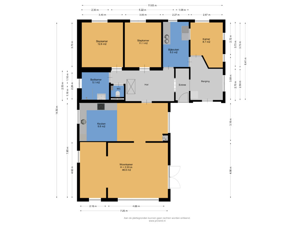 Bekijk plattegrond van Begane Grond van Verl Hoogeveense Vaart 91