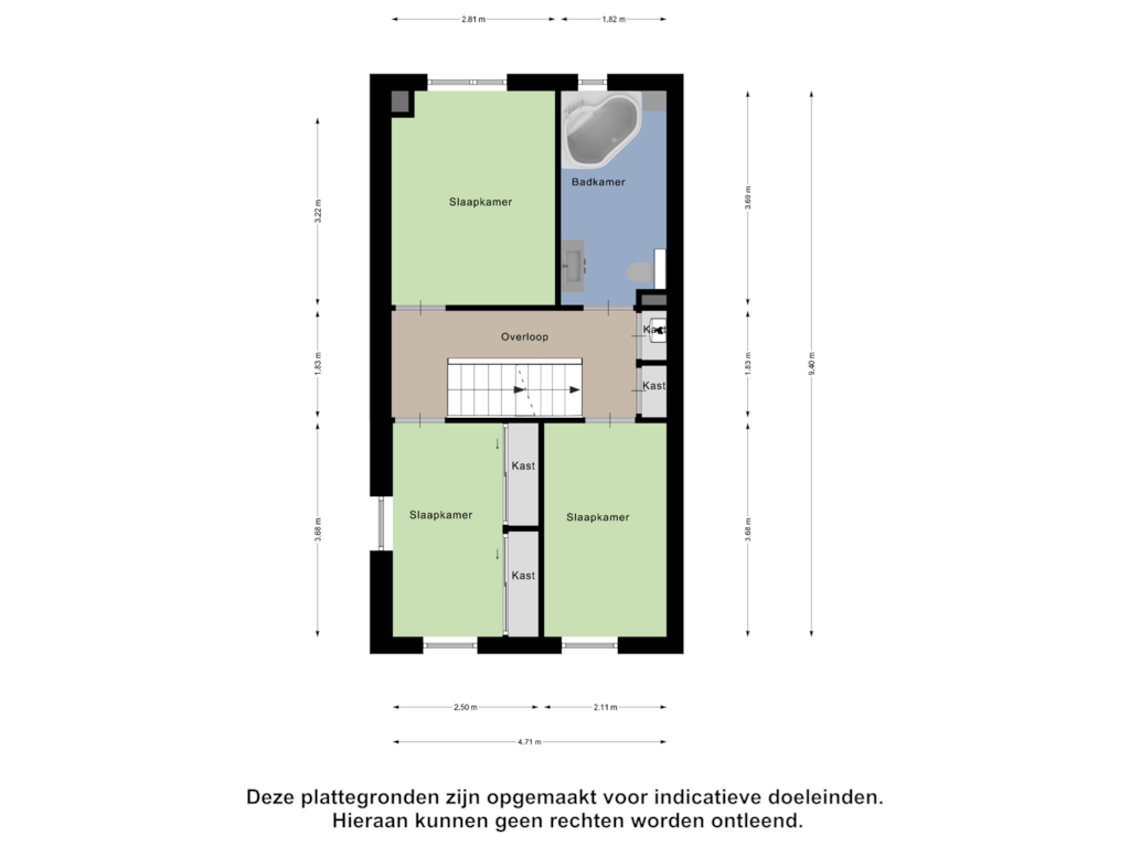 Bekijk plattegrond van Eerste Verdieping van Akkerdistel 7