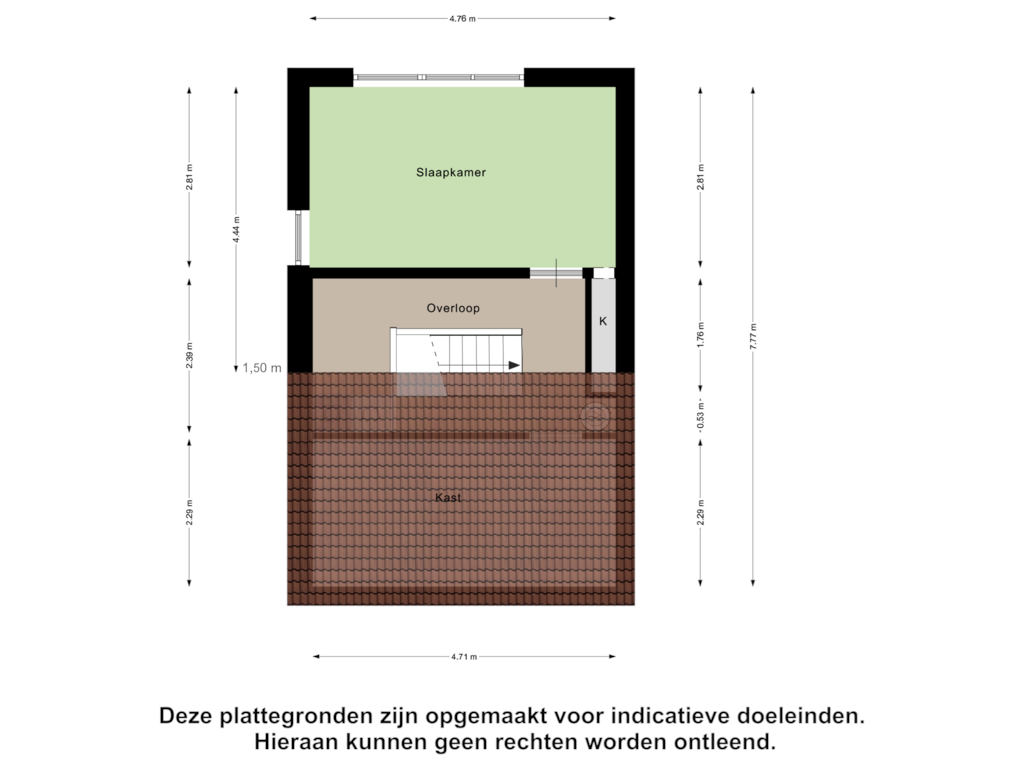 Bekijk plattegrond van Tweede Verdieping van Akkerdistel 7