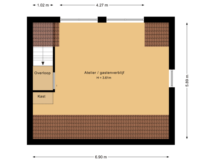 Atelier / gastenverblijf