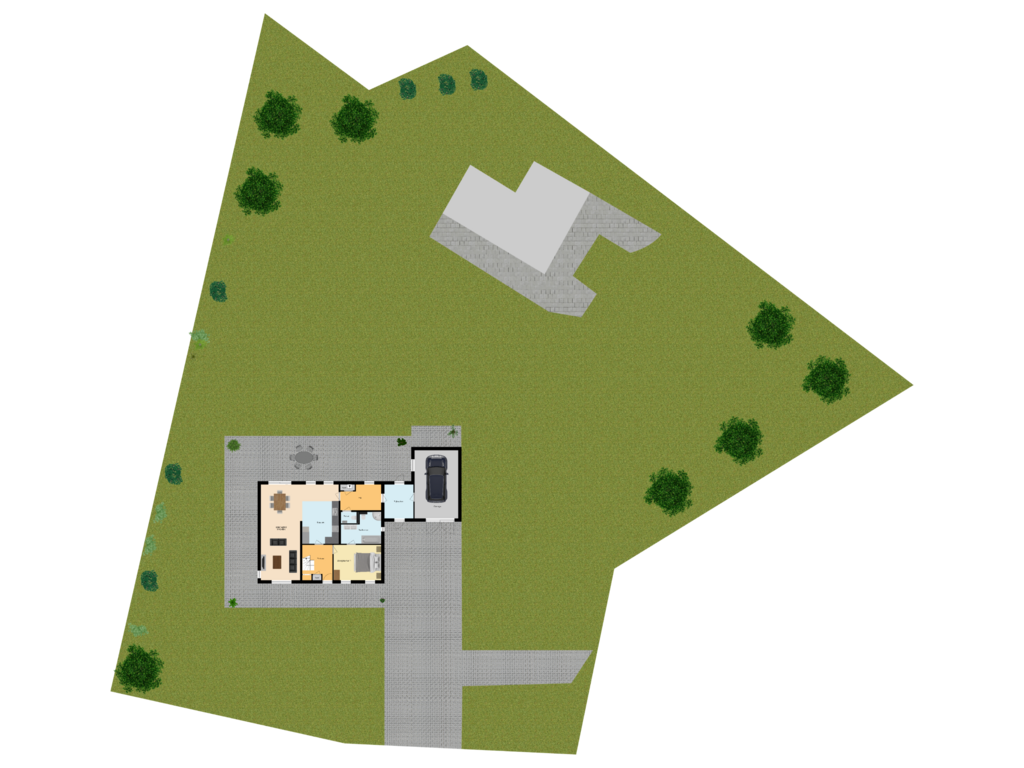 Bekijk plattegrond van Begane grond Met Tuin van Spoorstraat 12